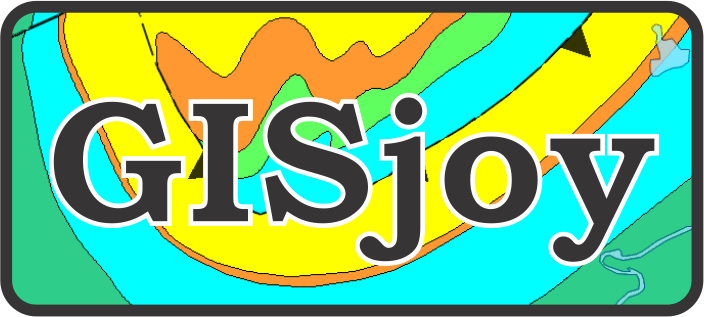 GISjoy's banner, geology, topography, cartography map